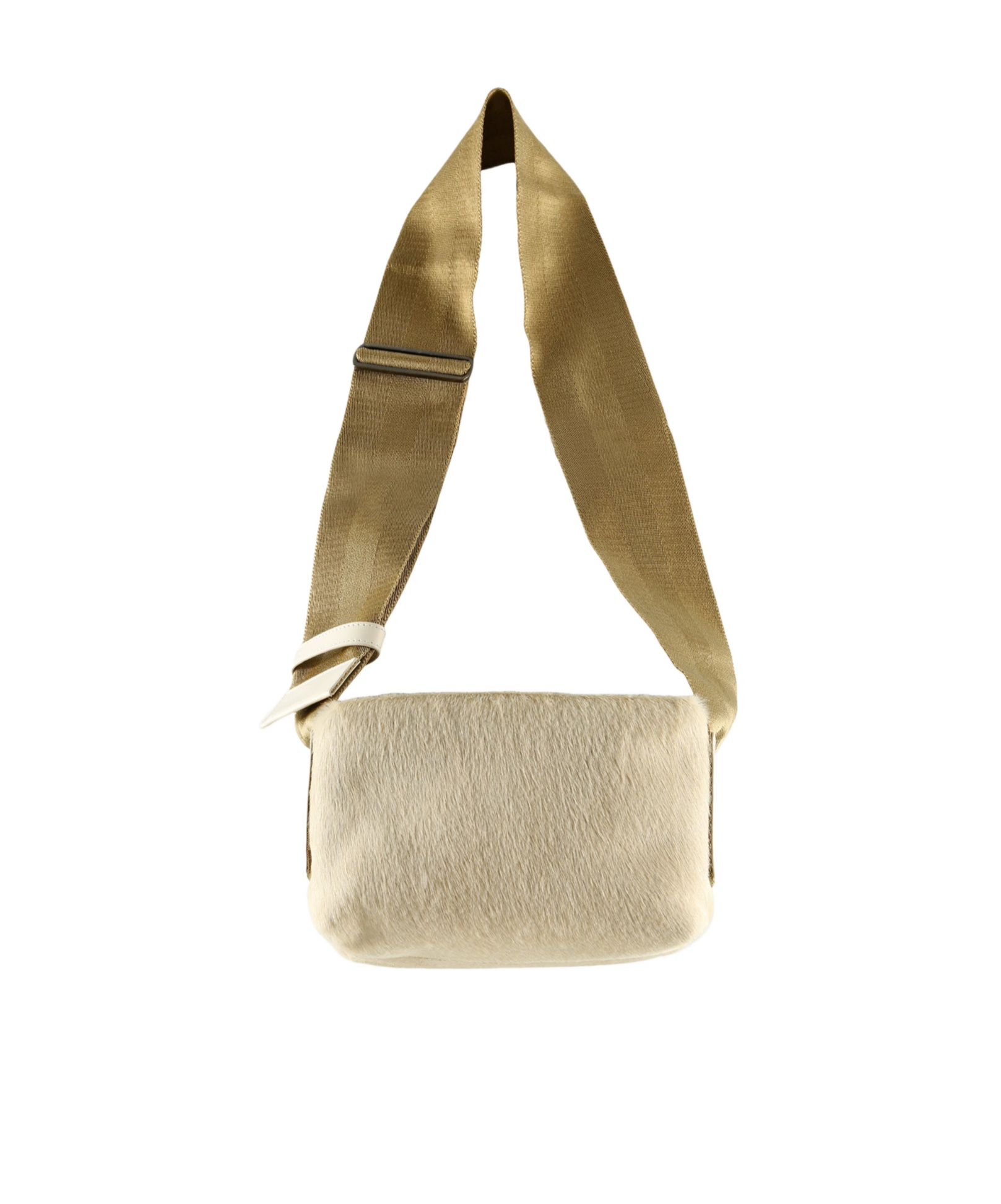 Uma Wang Small Shoulder Bag With Adjustable Strap In Neutral