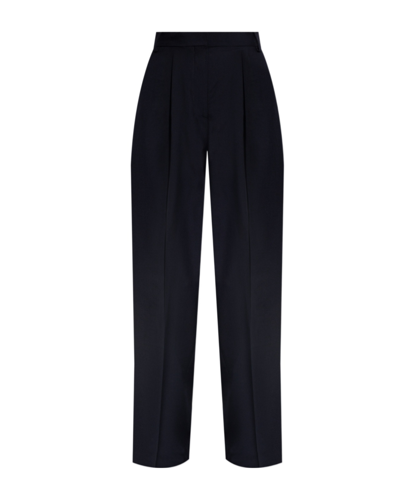 Officine Generale Belt Loop Casual Pants In Black