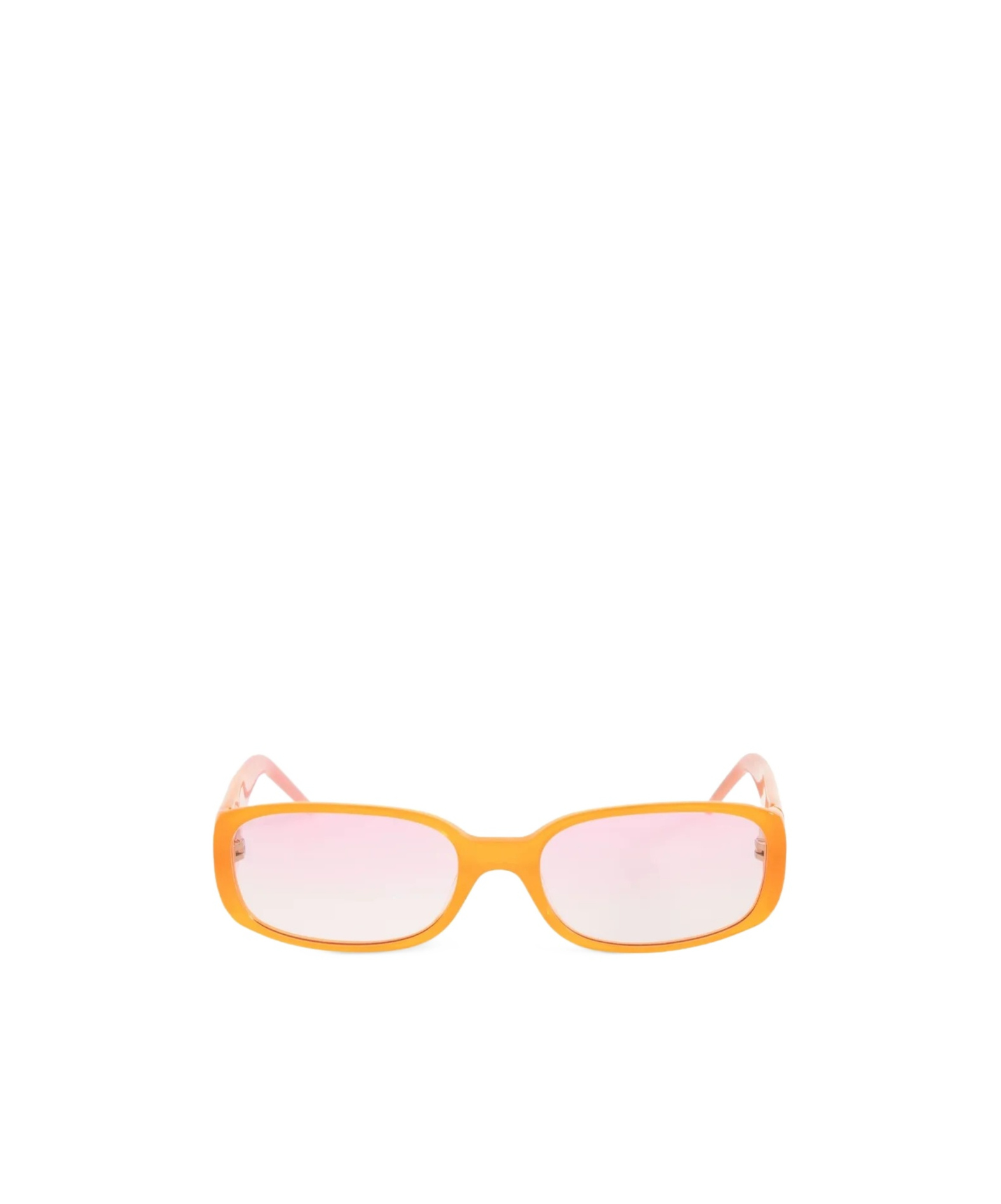 Casablanca Rectangle-framed Sunglasses In Yellow