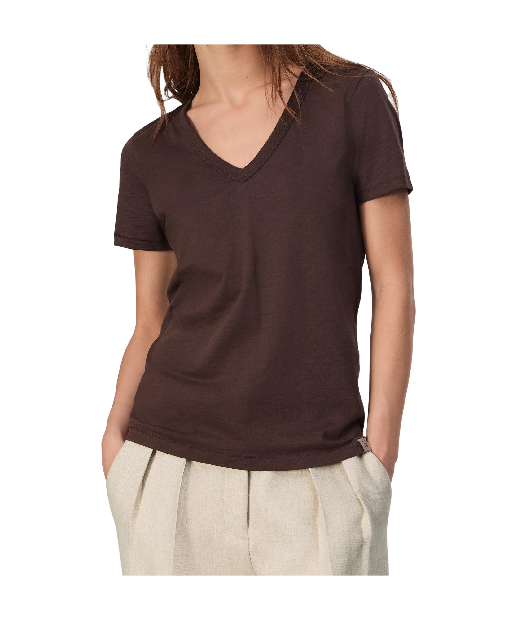 Rag & Bone Short-sleeved T-shirt In Brown