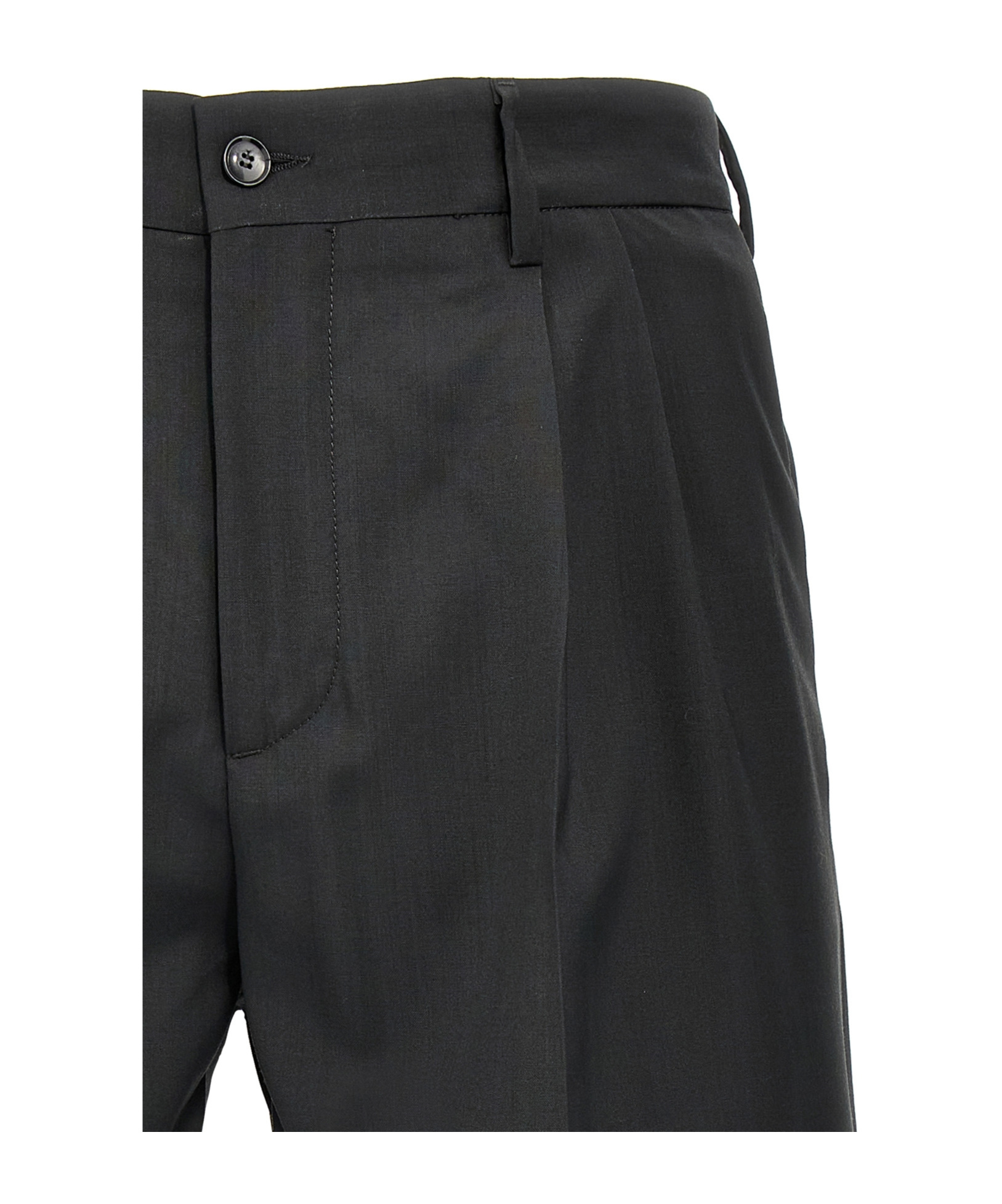 Shop Barena Venezia Barena Scandola Tropical Turn-up Hem Bermuda Shorts In Black