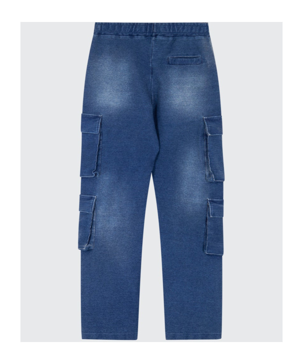 Barrow Logo Sweatpants In Blue