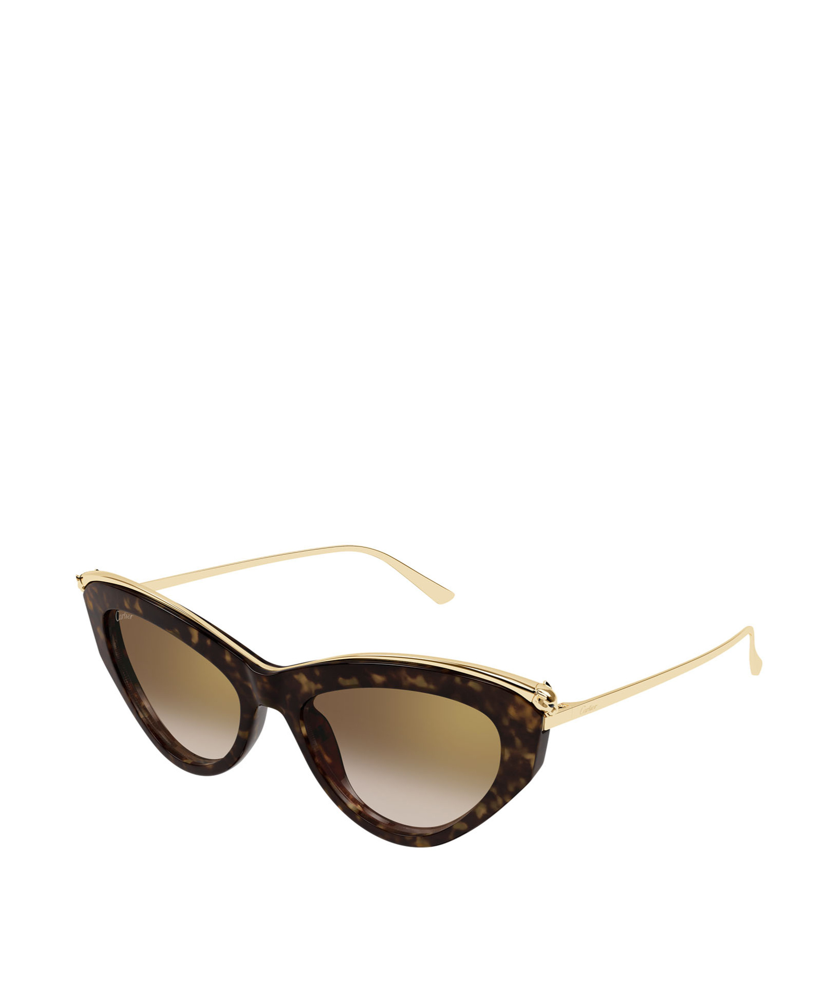 Cartier Full Frame Sunglasses In Brown