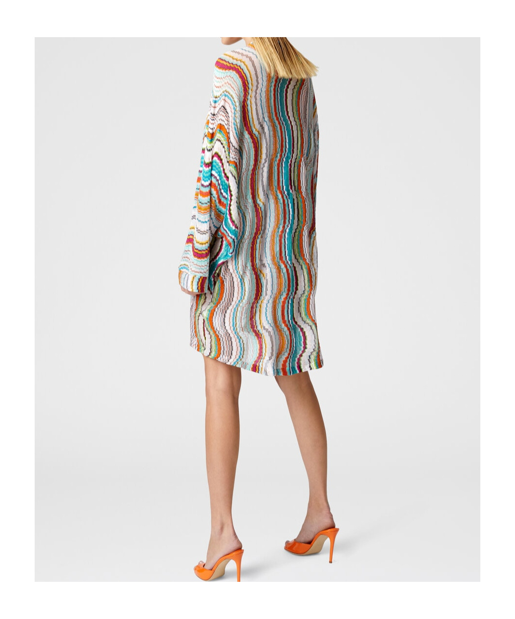 Missoni Cover Up With Cut-out Detailing And Long Sleeves In Multicolor