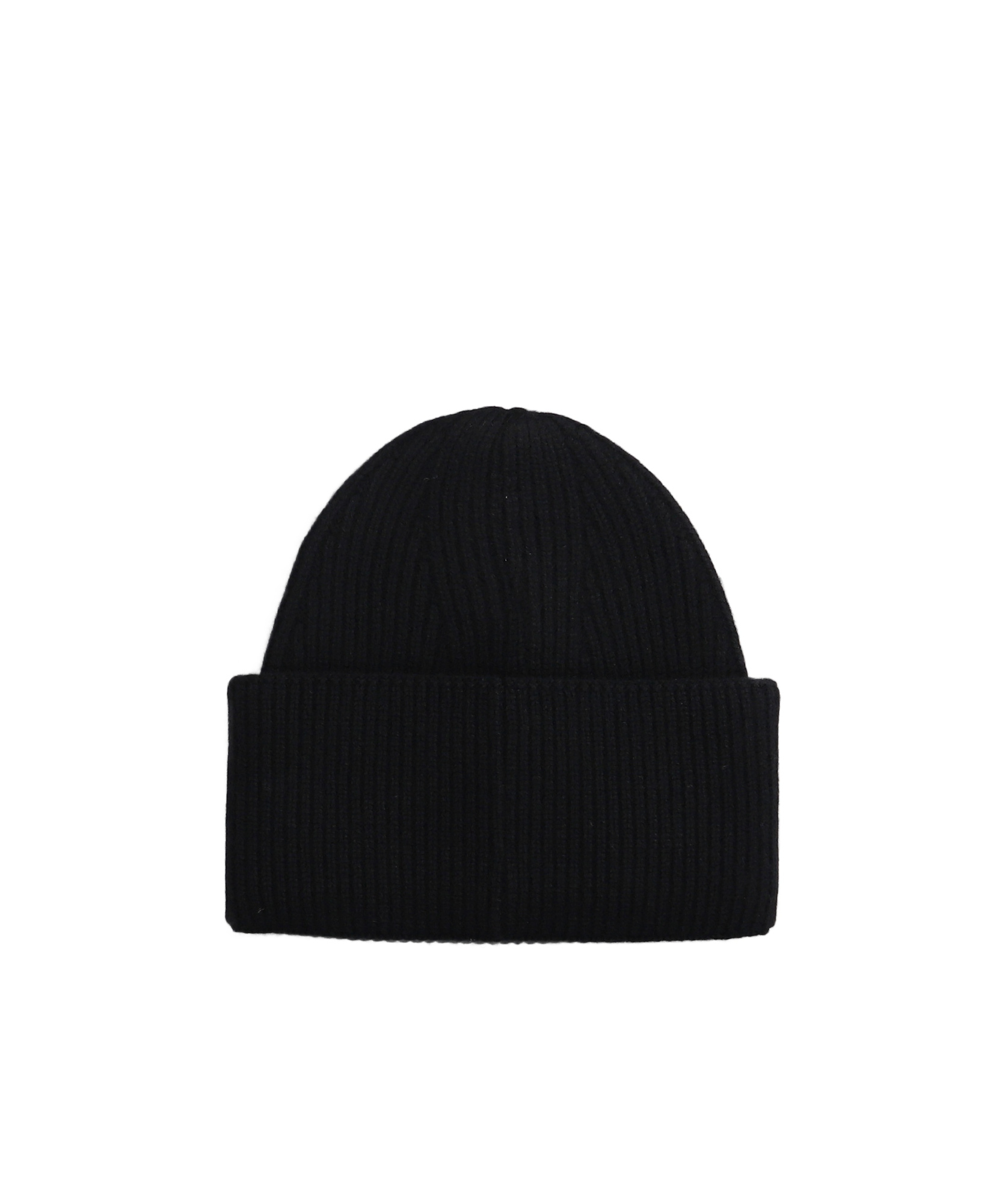 Laneus Ribbed Beanie In Black