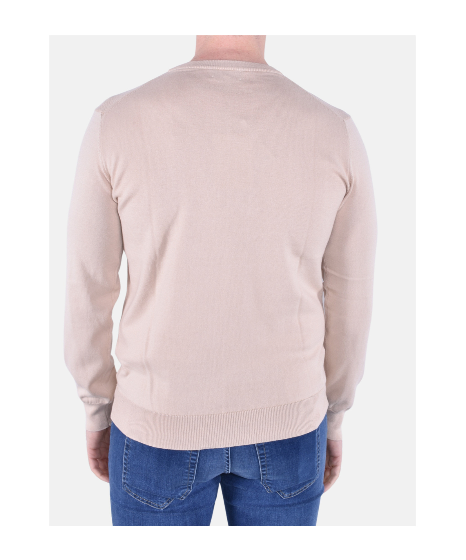 Woolrich Logo Cotton Crewneck In Neutral