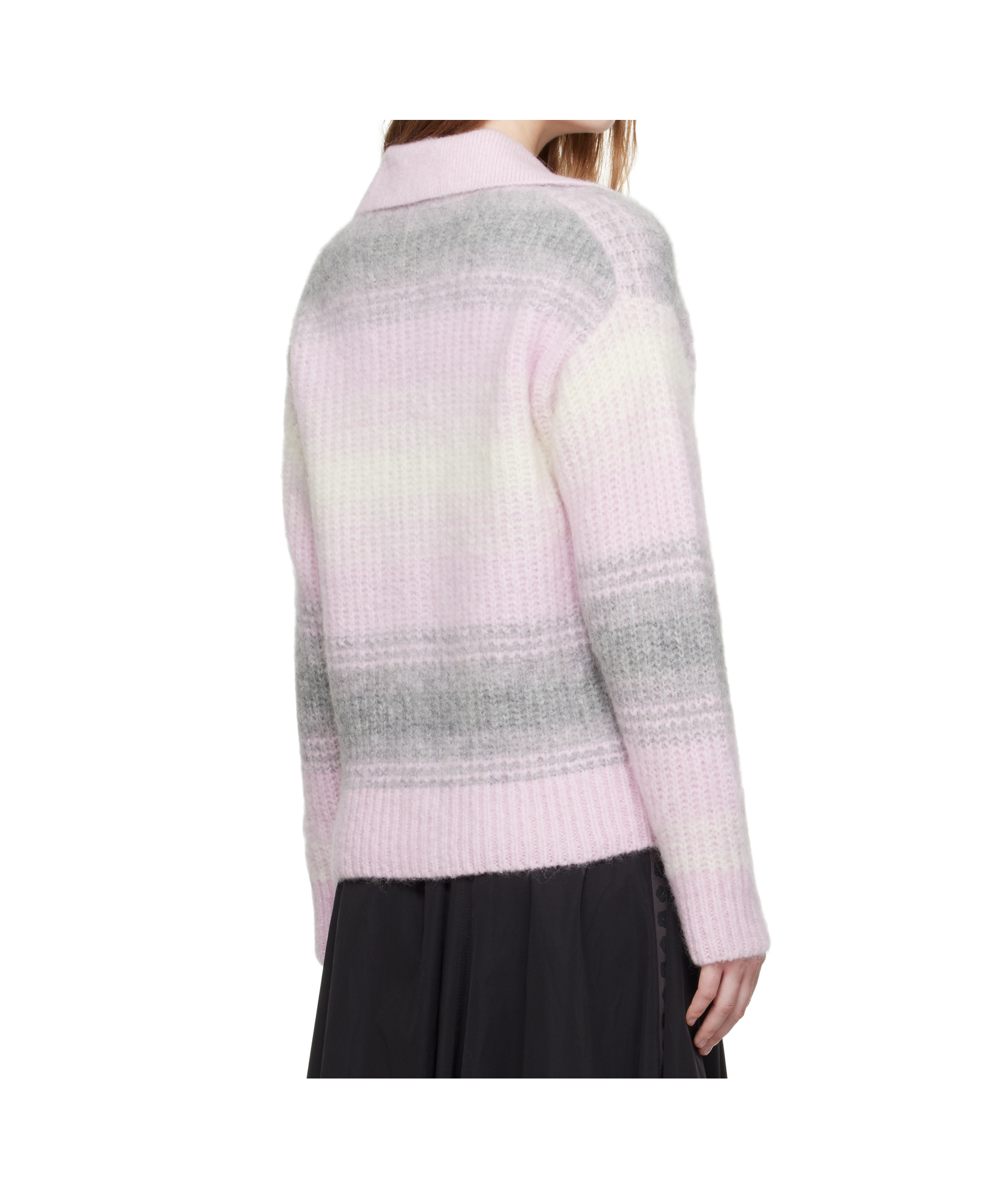 Kenzo Long Sleeve Cardigan In Pink