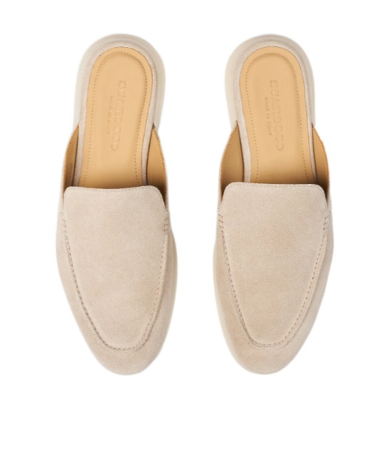 Scarosso Lucrezio Sand Suede In Neutral