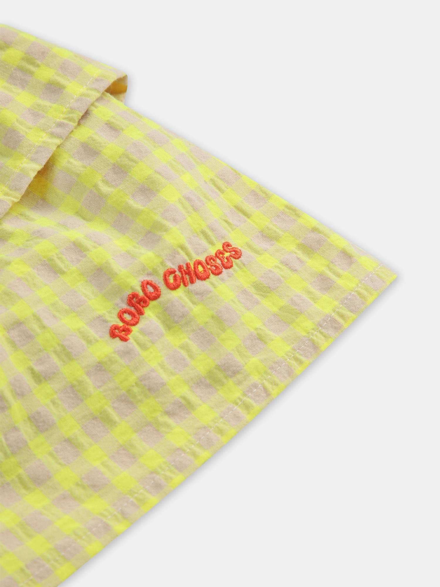 Bobo Choses Checked Skirt In Yellow