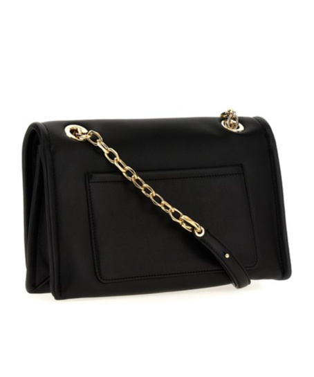 Valentino Garavani Vlogo-signature Shoulder Bag In 0no Black