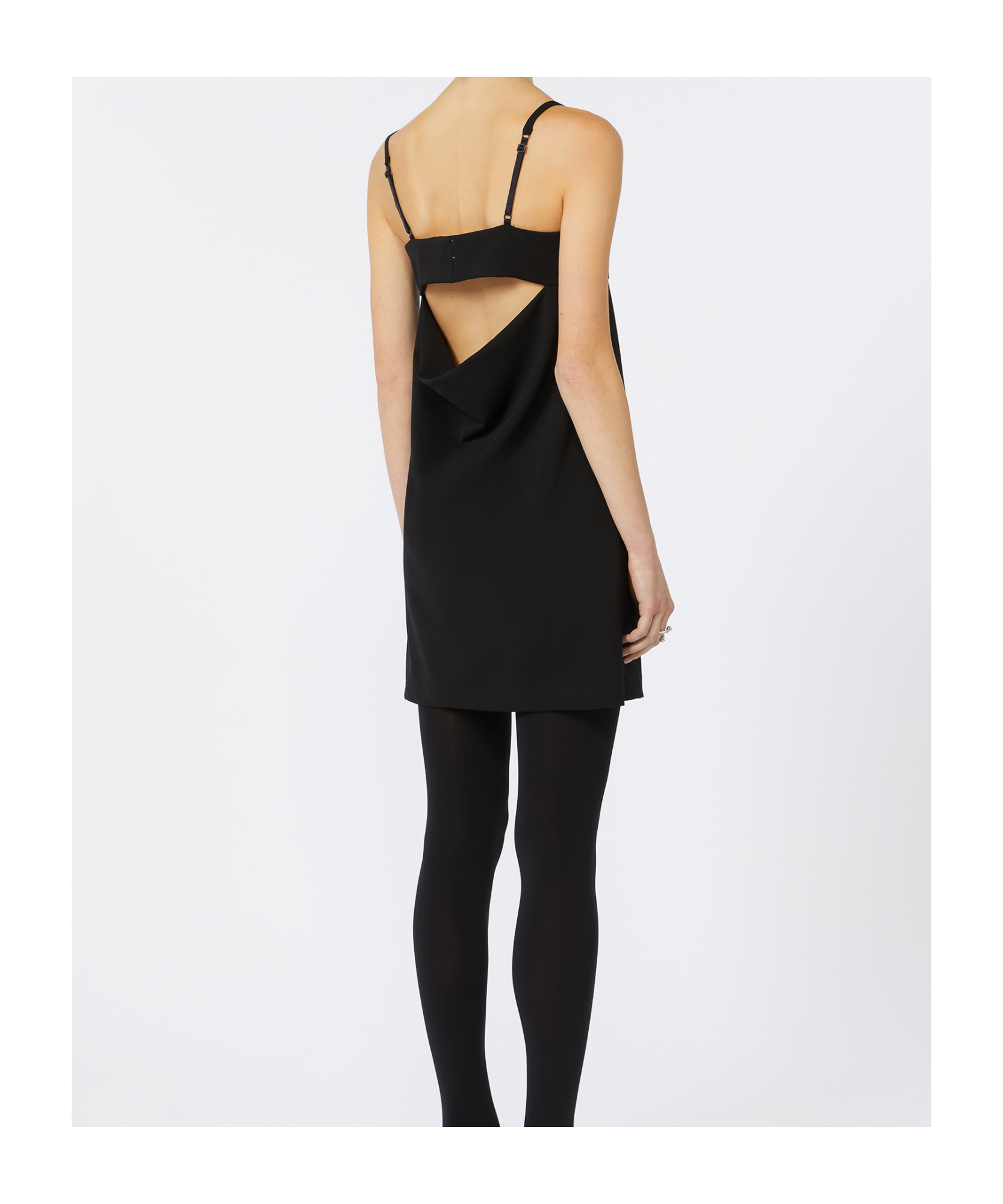 Sportmax Cutout Mini Dress In Black