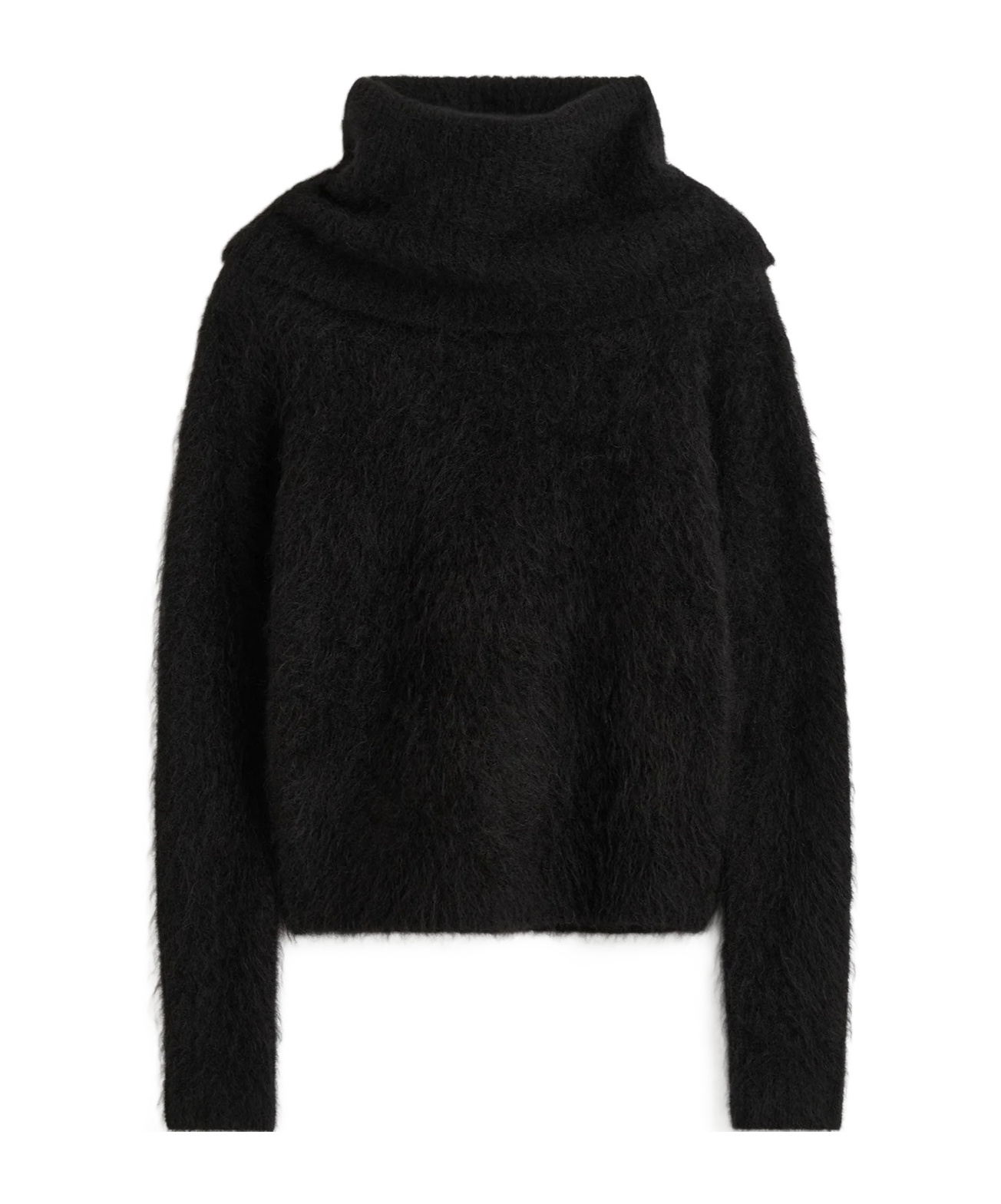 Totême Funnel Sweater In Black