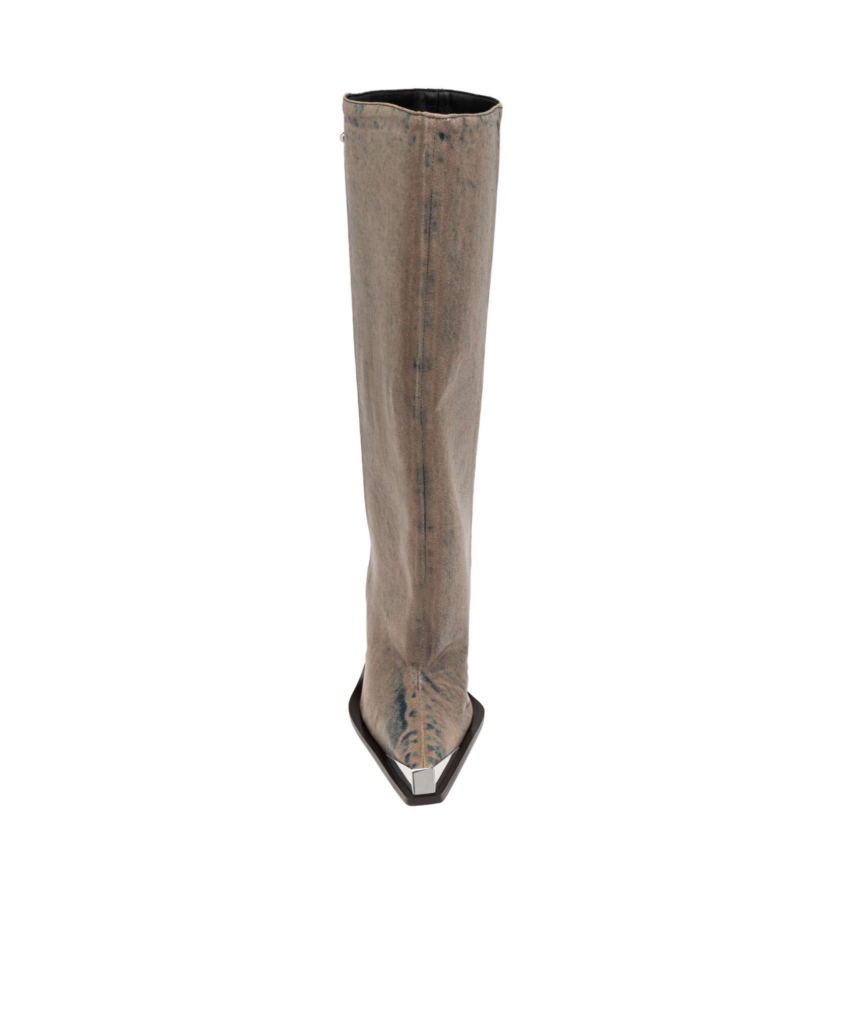 Diesel Taupe D-tona Wb Tall Boots In Multicolor