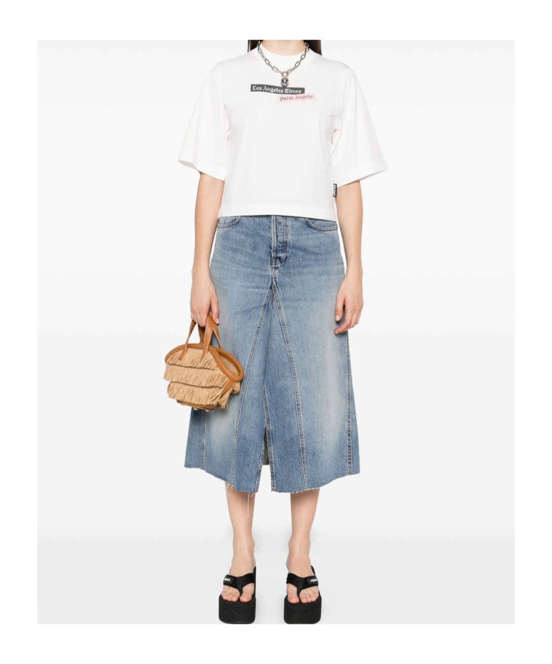 Palm Angels Cotton T-shirt With Print
