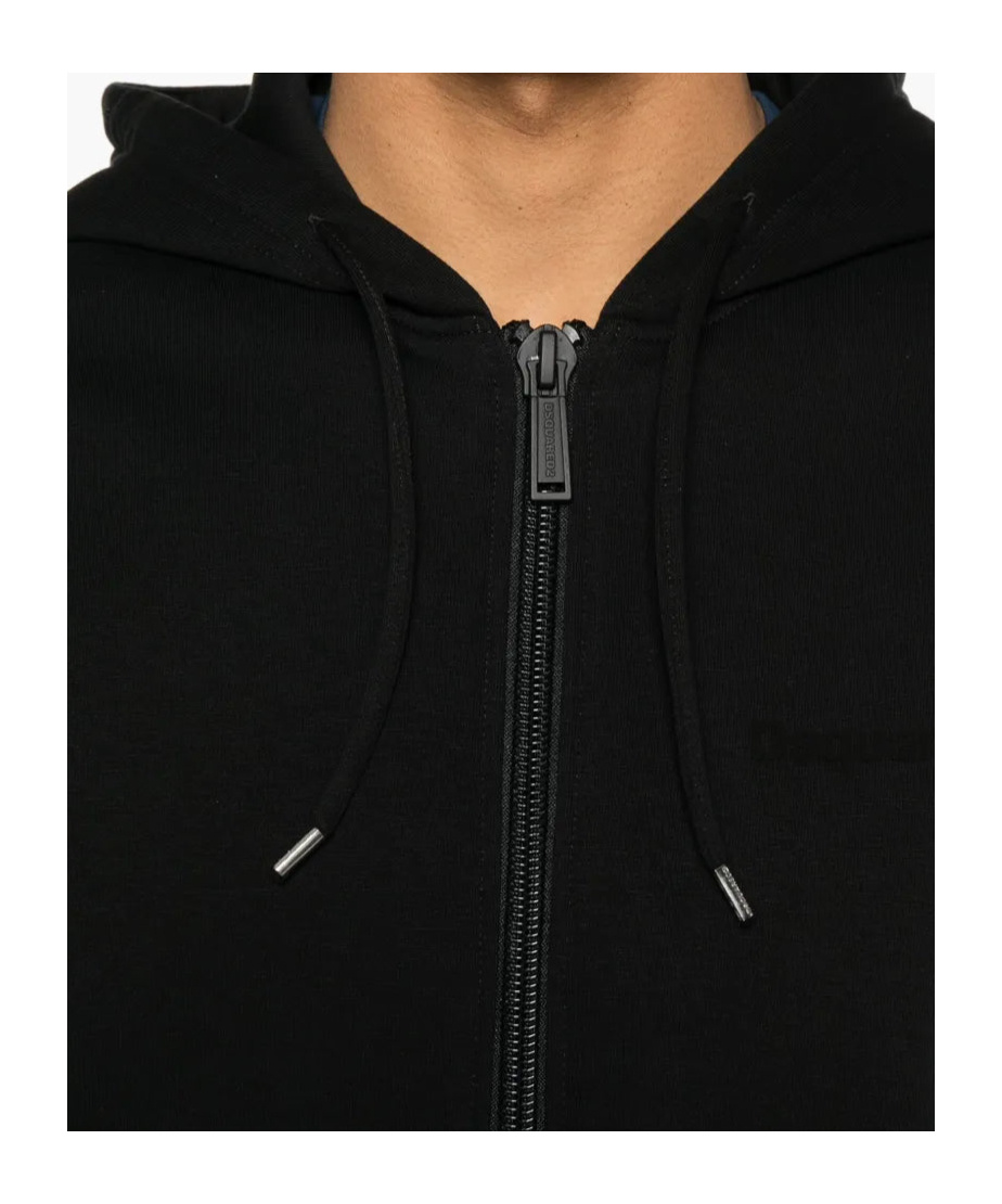 Dsquared2 Textured-finish Jacket In Black