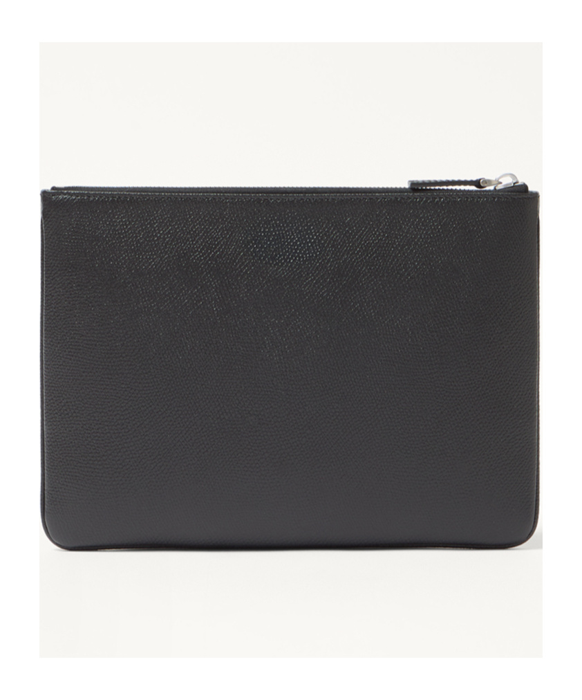 Valentino Vlogo Clutch Bag In Black