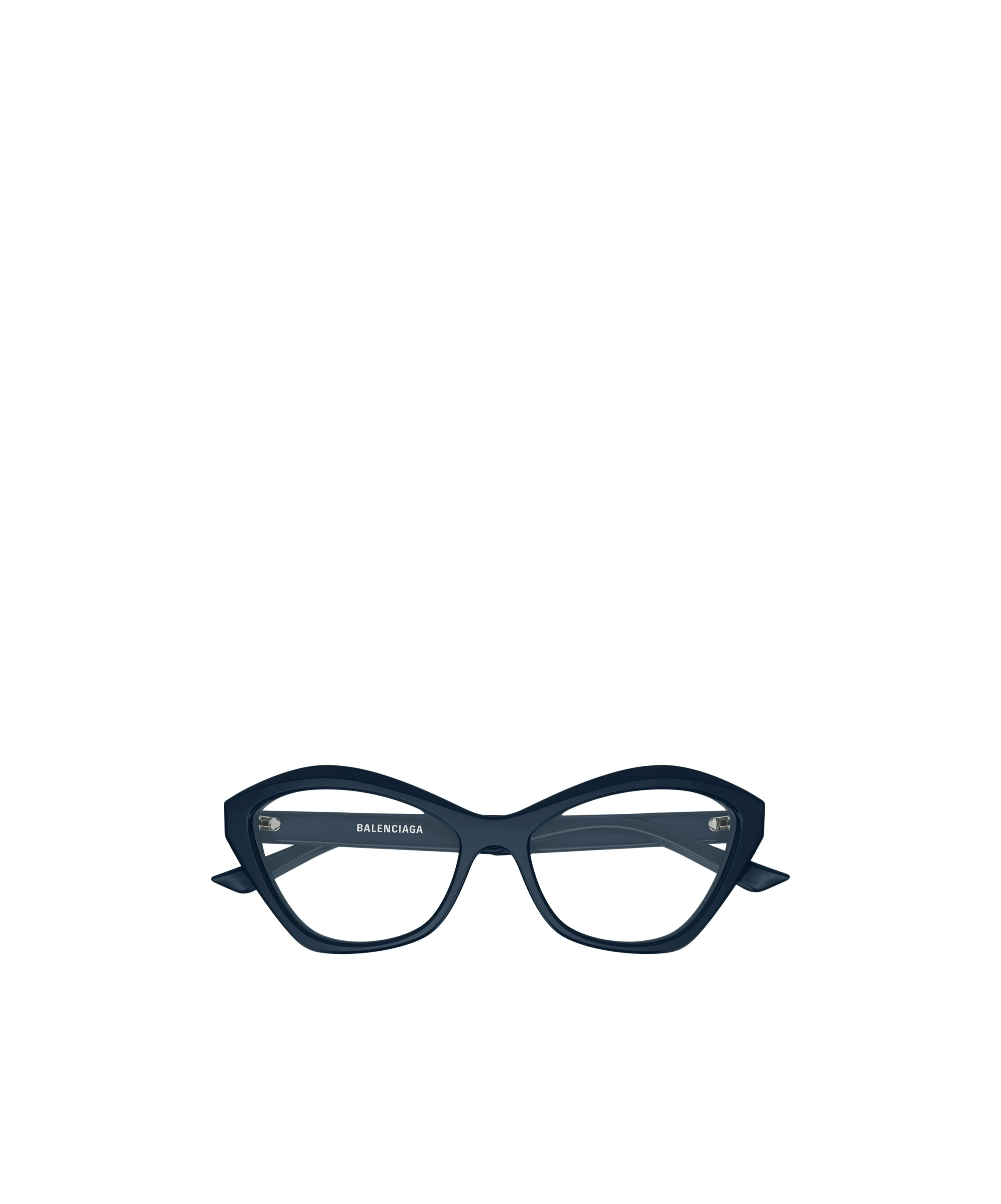 Balenciaga Geometrically Framed Flat Mirror In Blue