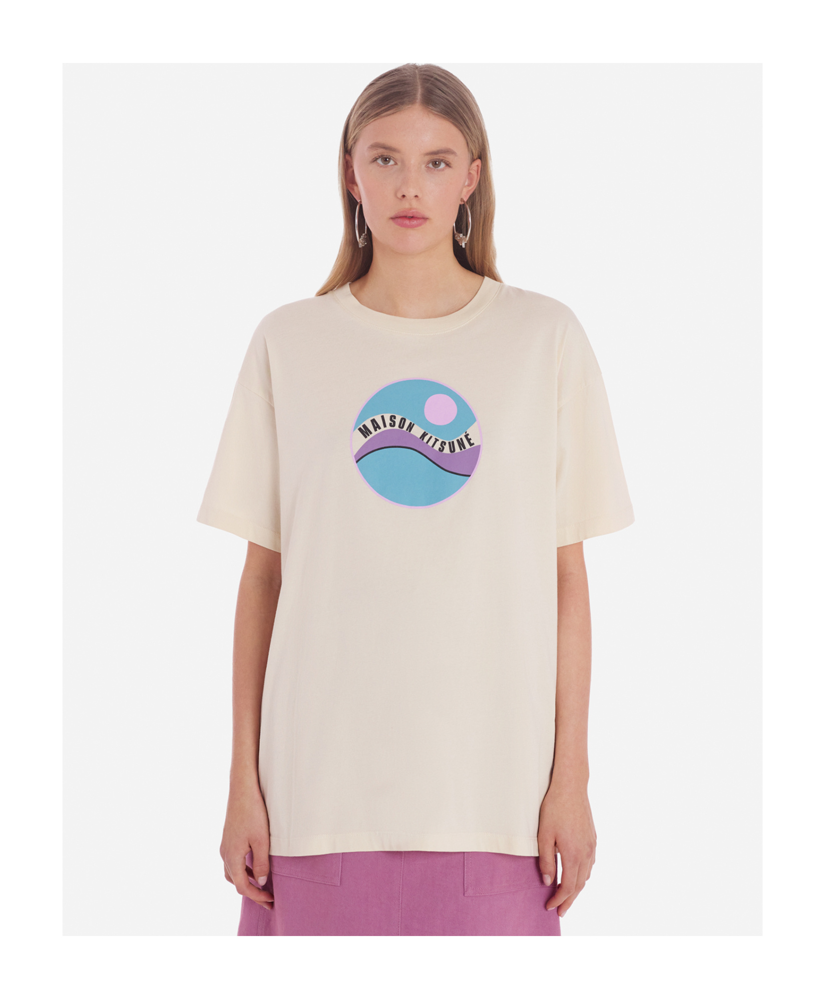 MAISON KITSUNÉ POP WAVE COTTON T-SHIRT