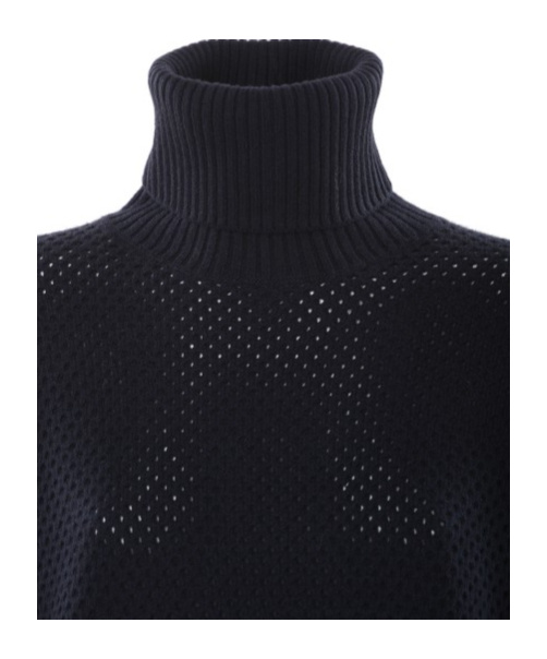 Shop Fabiana Filippi Open-knit Sweater In Black