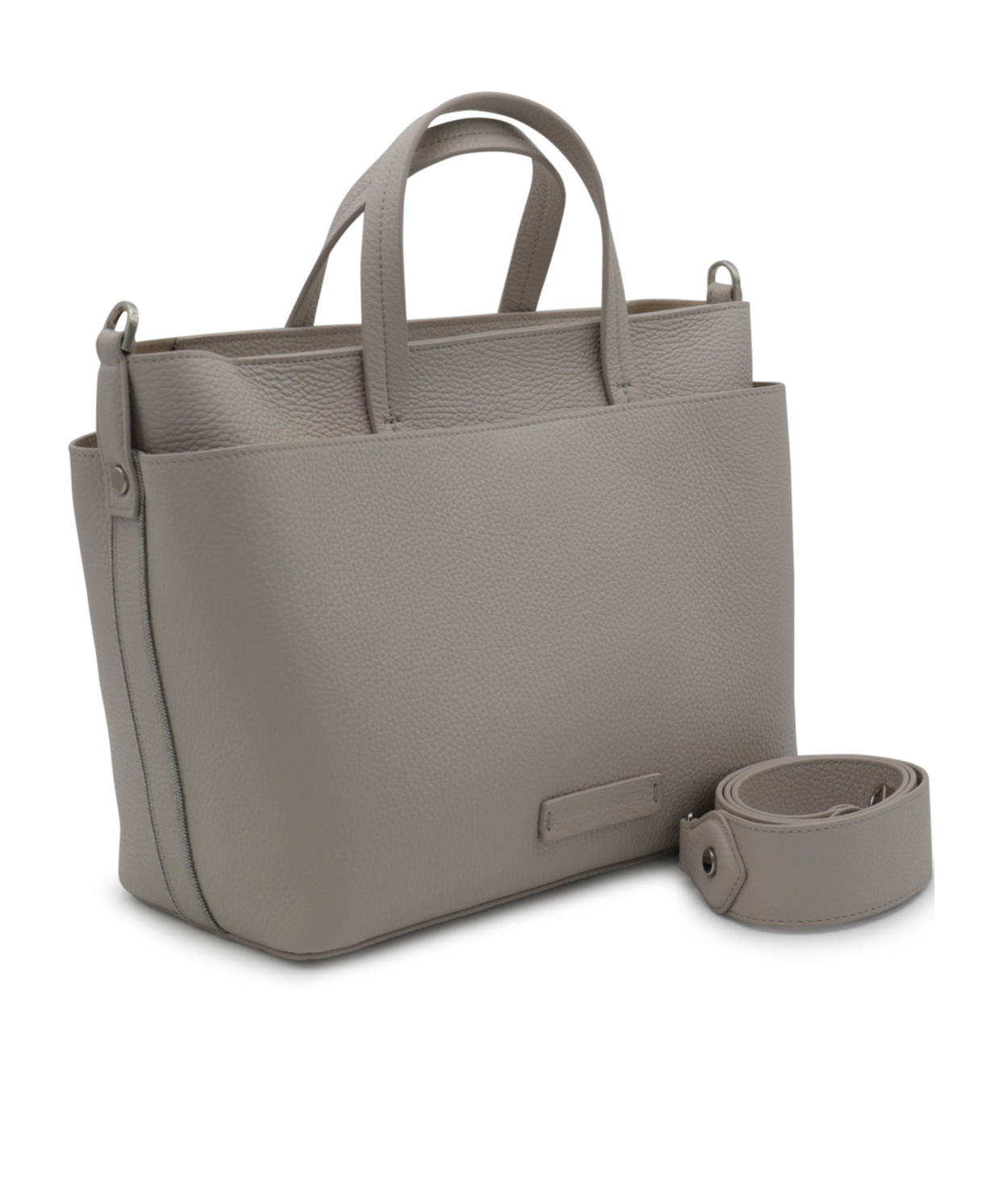 Fabiana Filippi Top Handle Shoulder Bag In Gray