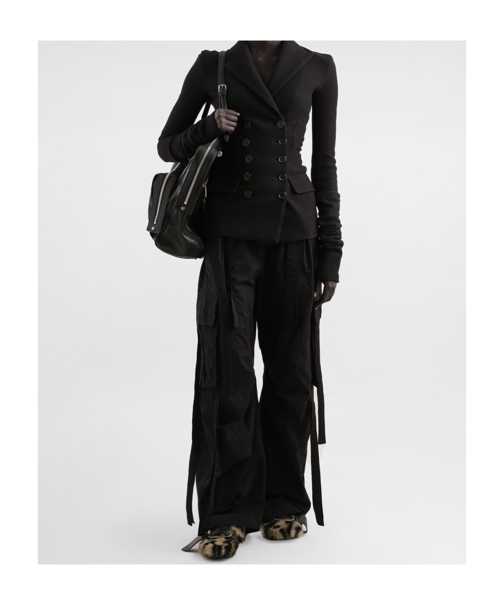 Dolce & Gabbana Drawstring Casual Pants In Black
