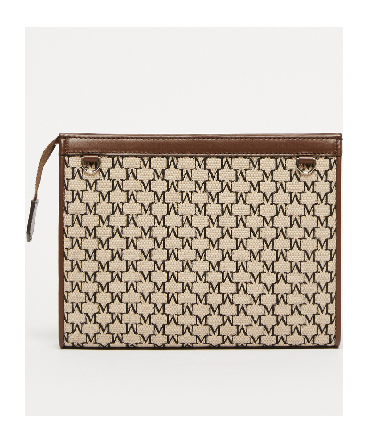 Max Mara Mmtrousses Logo Plaque Zip In Nude