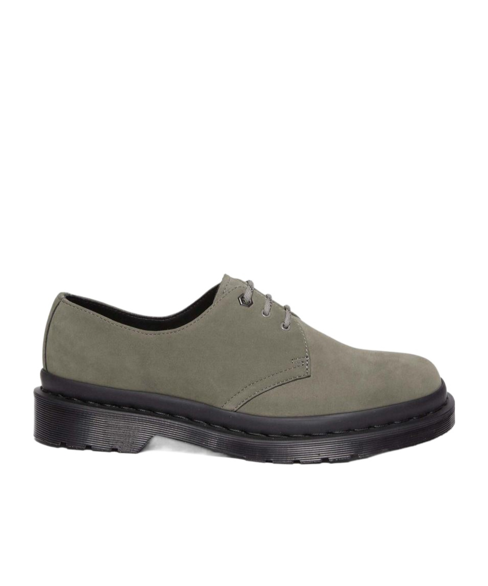 Dr. Martens' Laced Derby Shoes In Gray