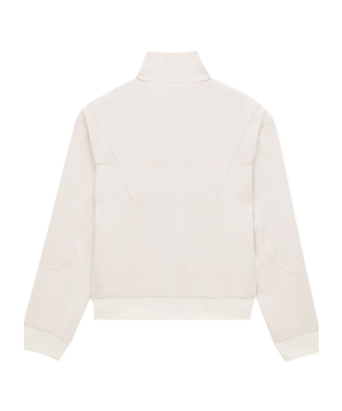 Saint Laurent Teddy Jacket In Satin In Off-white