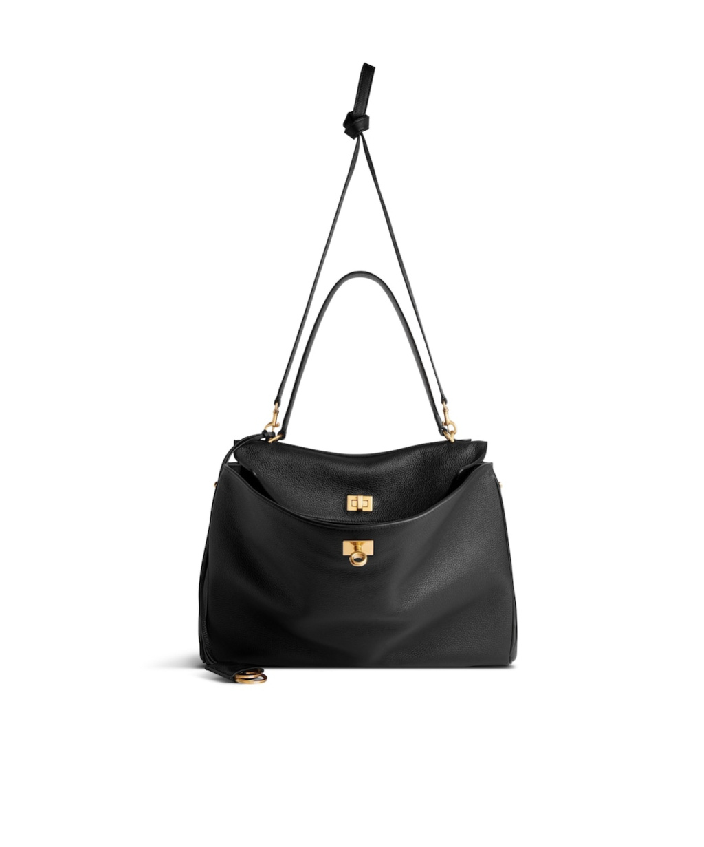 Shop Balenciaga Women's Rodeo Medium Handbag In Black