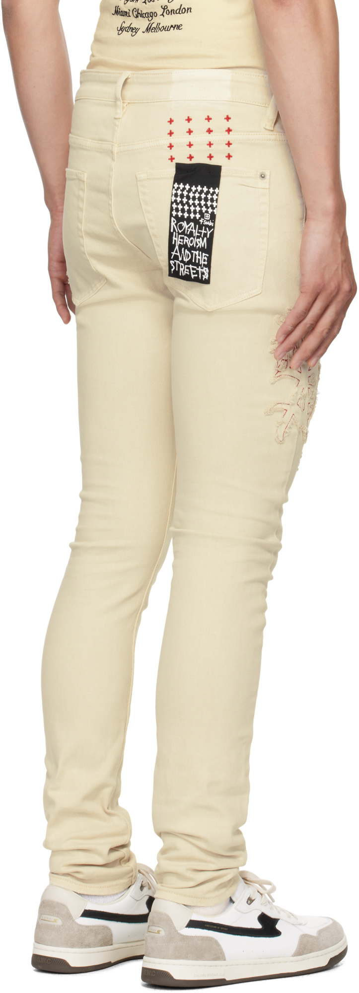 KSUBI OFF-WHITE VAN WINKLE PLAYOFF JEANS 