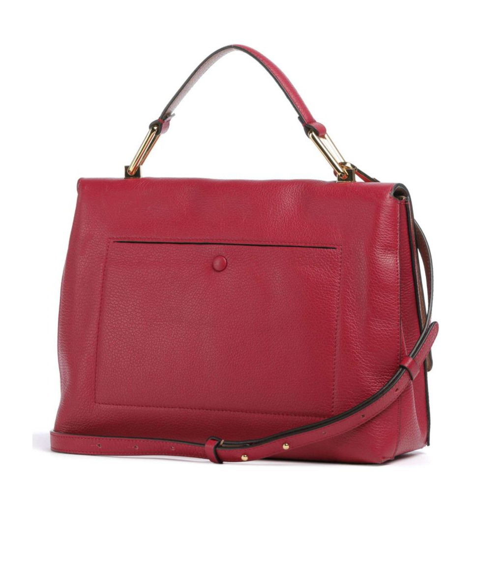 Coccinelle Hand Shoulder Bag In Red