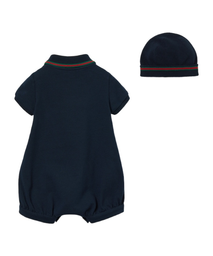 Gucci Two-piece Hat And Jumpsuit In Black