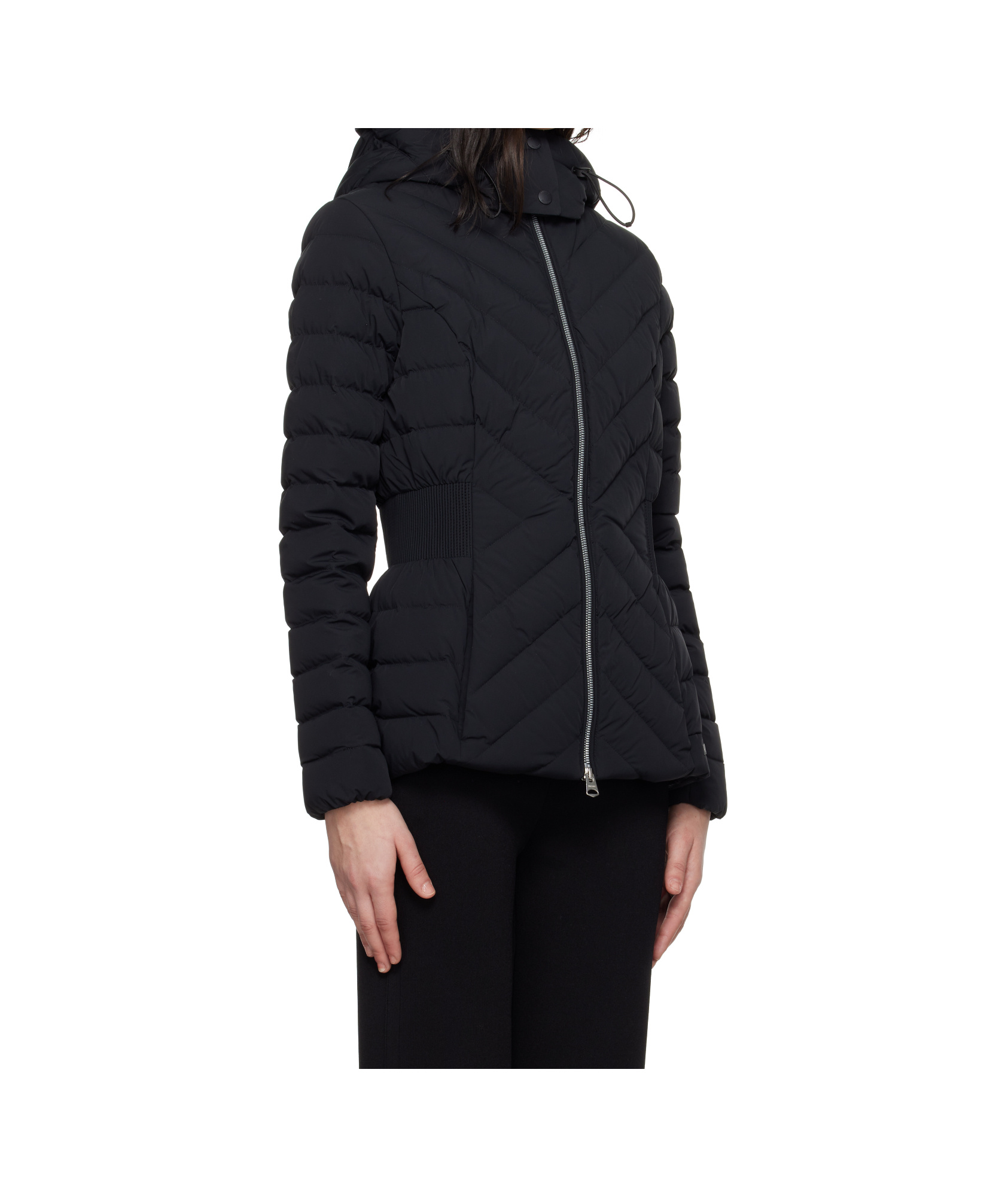 Mackage Black Idalee Hooded Light Down Jacket In Black