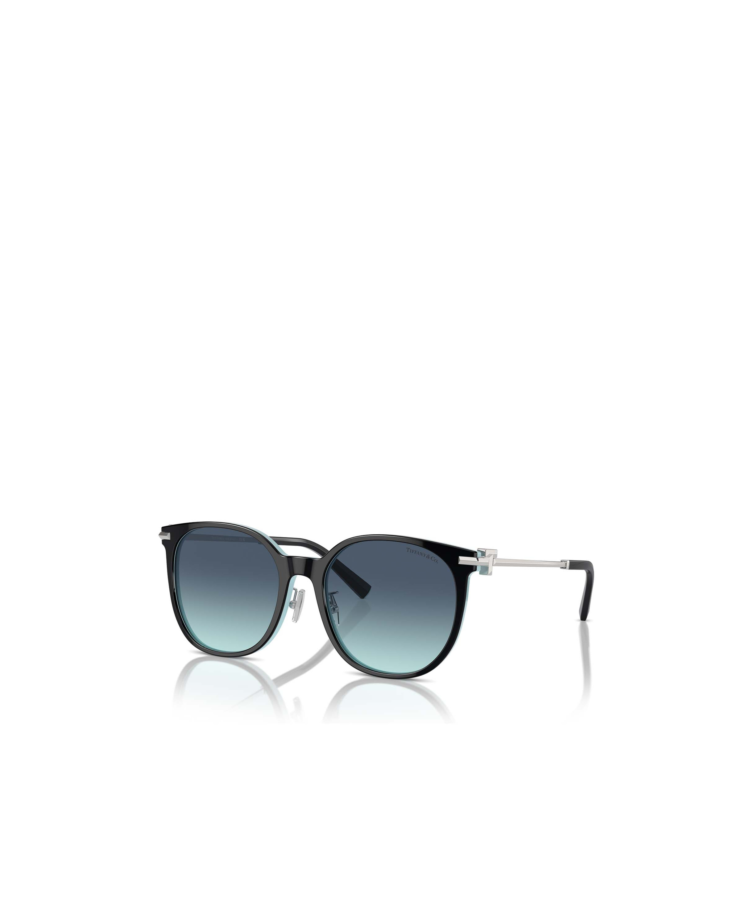 Tiffany & Co Geometric Frame Sunglasses In Blue