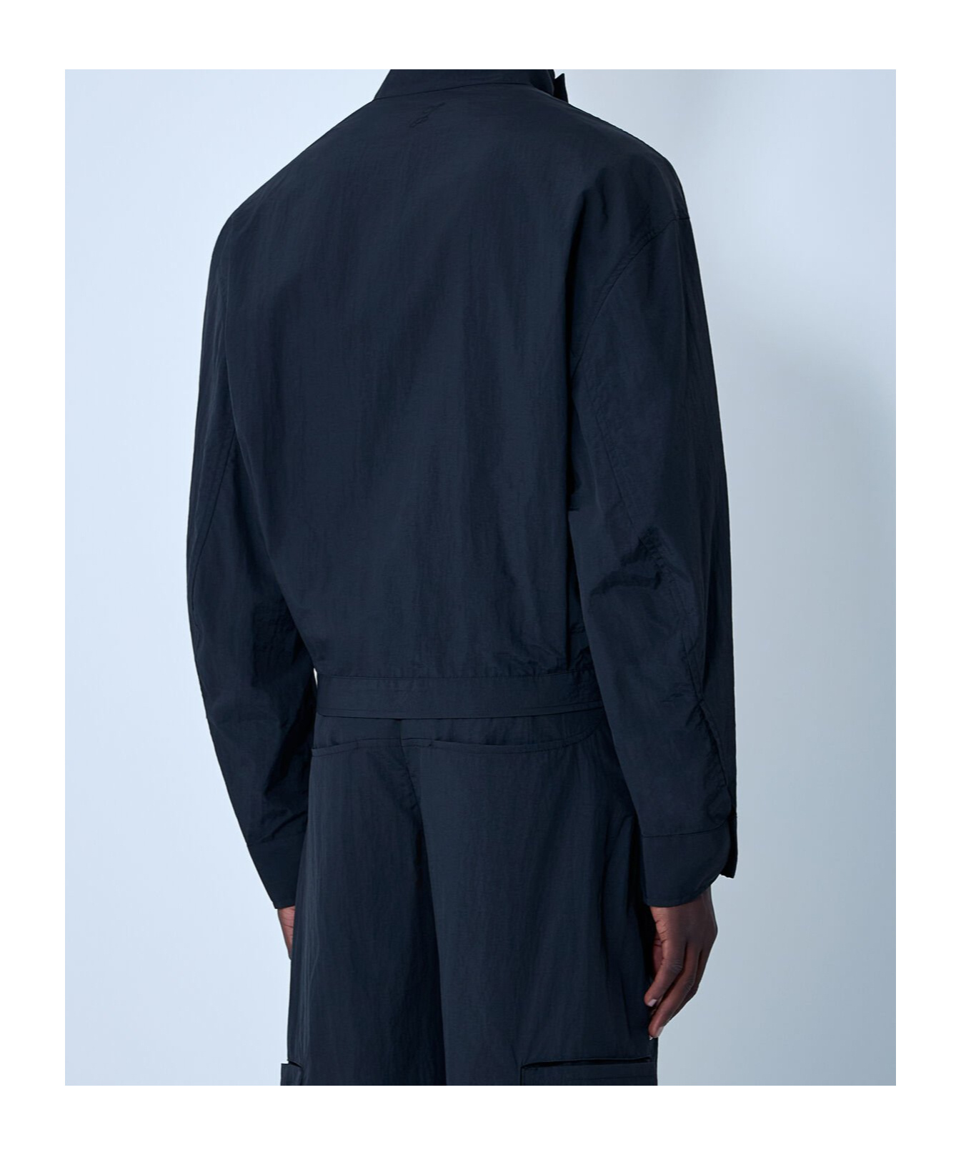 Jacquemus Long-sleeved Casual Jacket In Blue