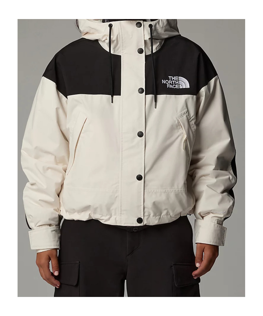 The North Face Dryvent Mono Mountain Jacket In White