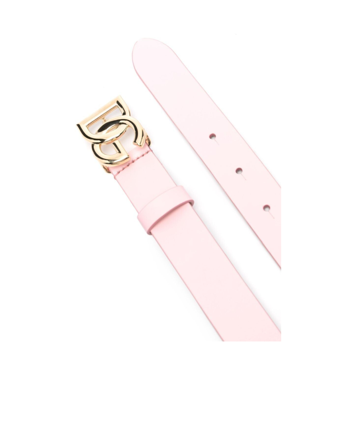Dolce & Gabbana Logo-buckle Belt In Pink