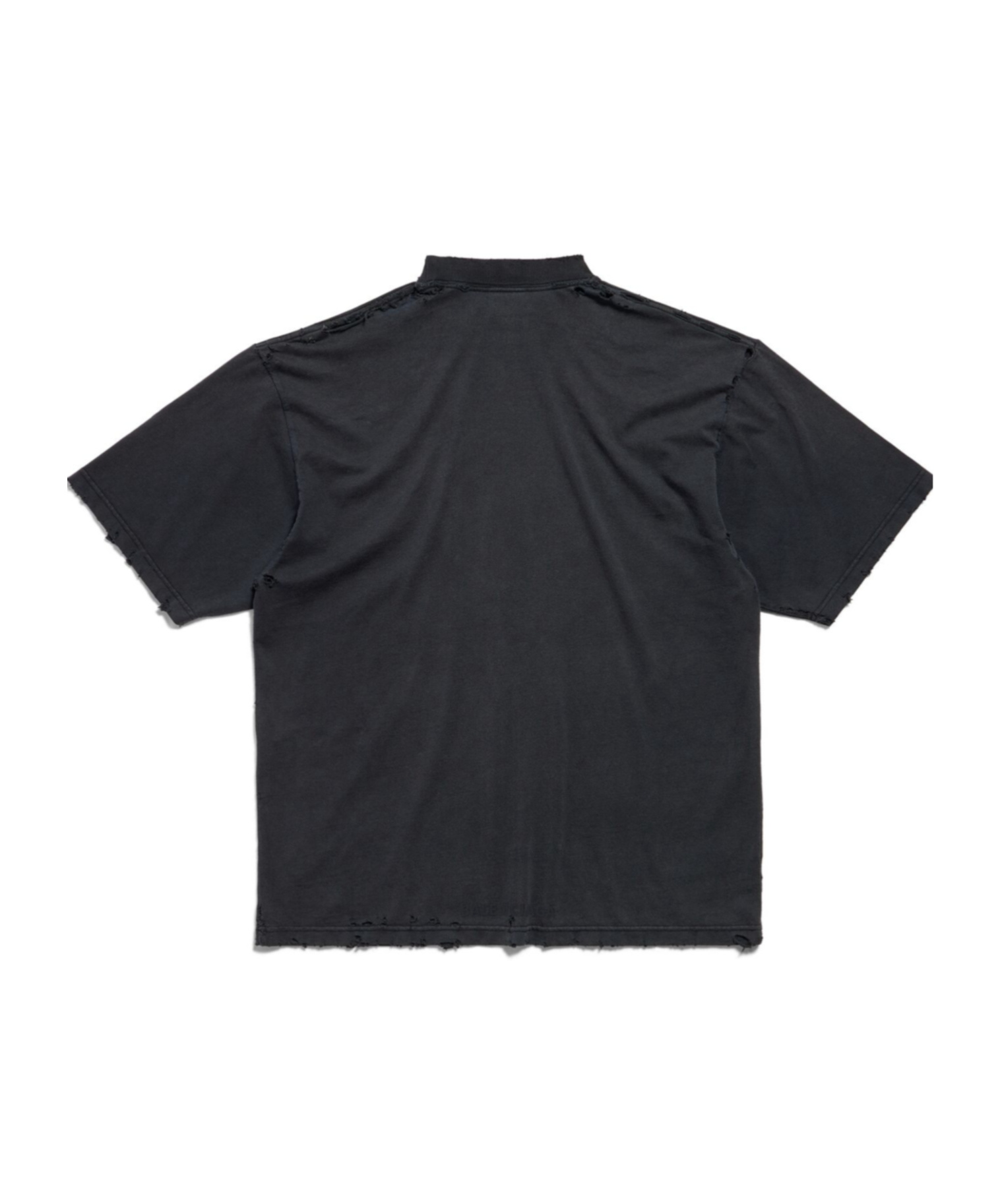 Balenciaga Paris Liberty Distressed T-shirt In Green