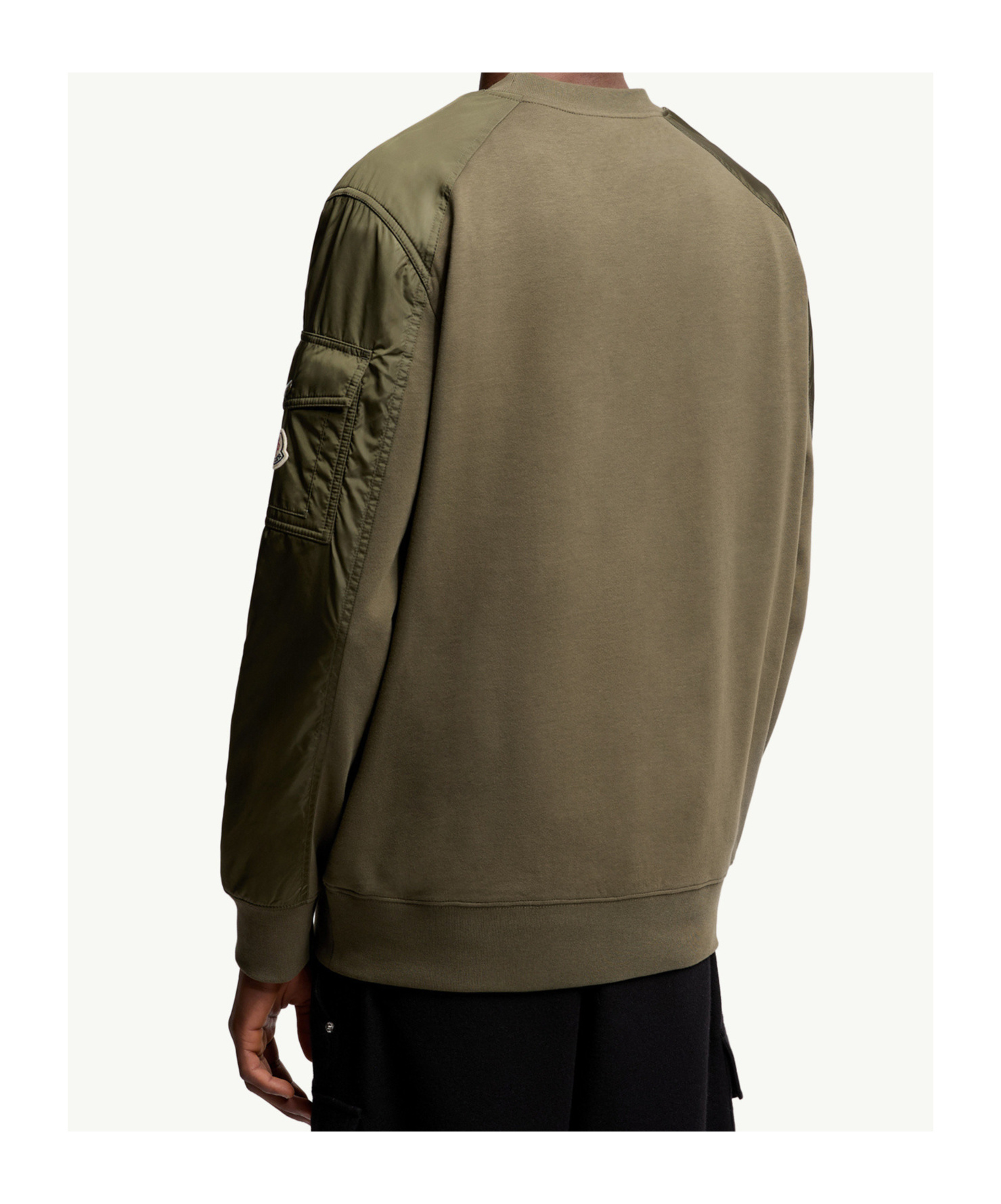 Moncler Cotton-blend Sweatshirt In Green