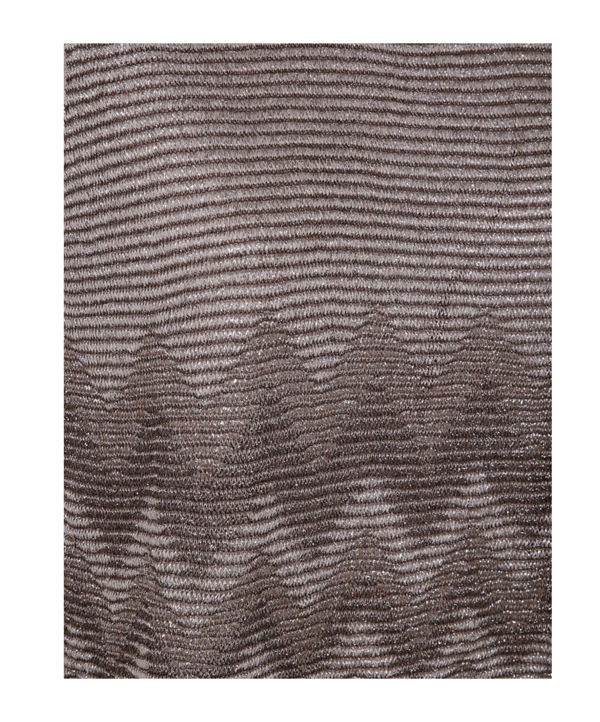D Exterior D.exterior Zigzag Pattern Sleeveless Top In Brown