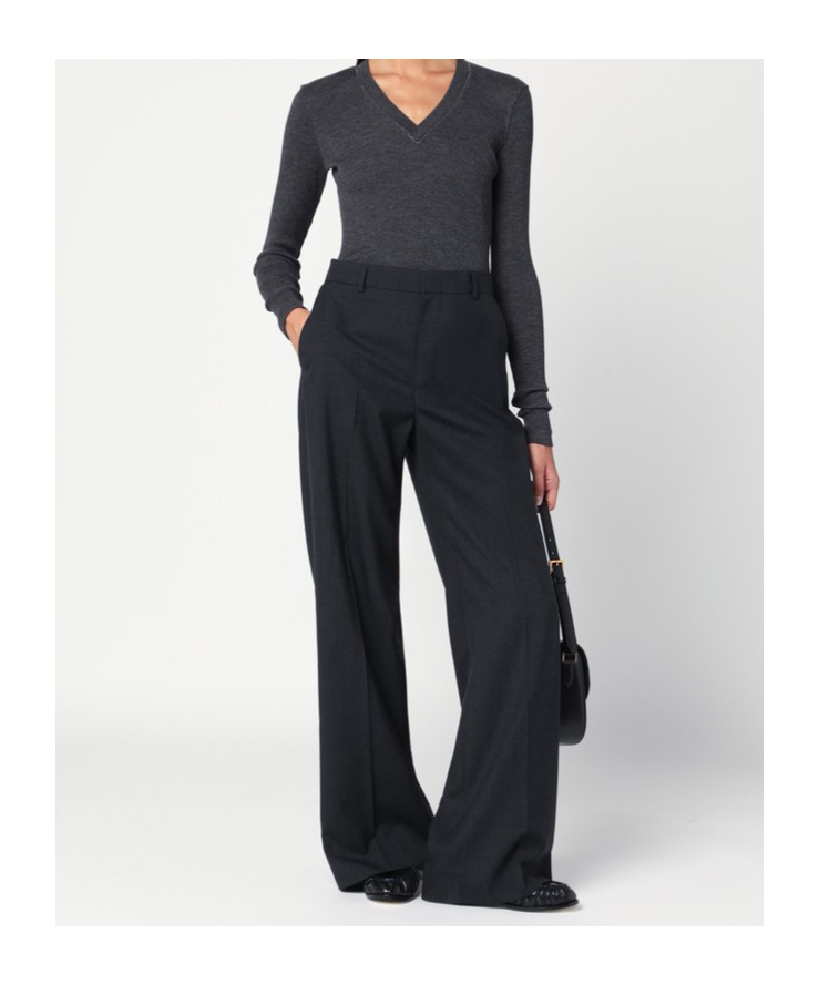 Brunello Cucinelli Long Sleeve Sweater In Black