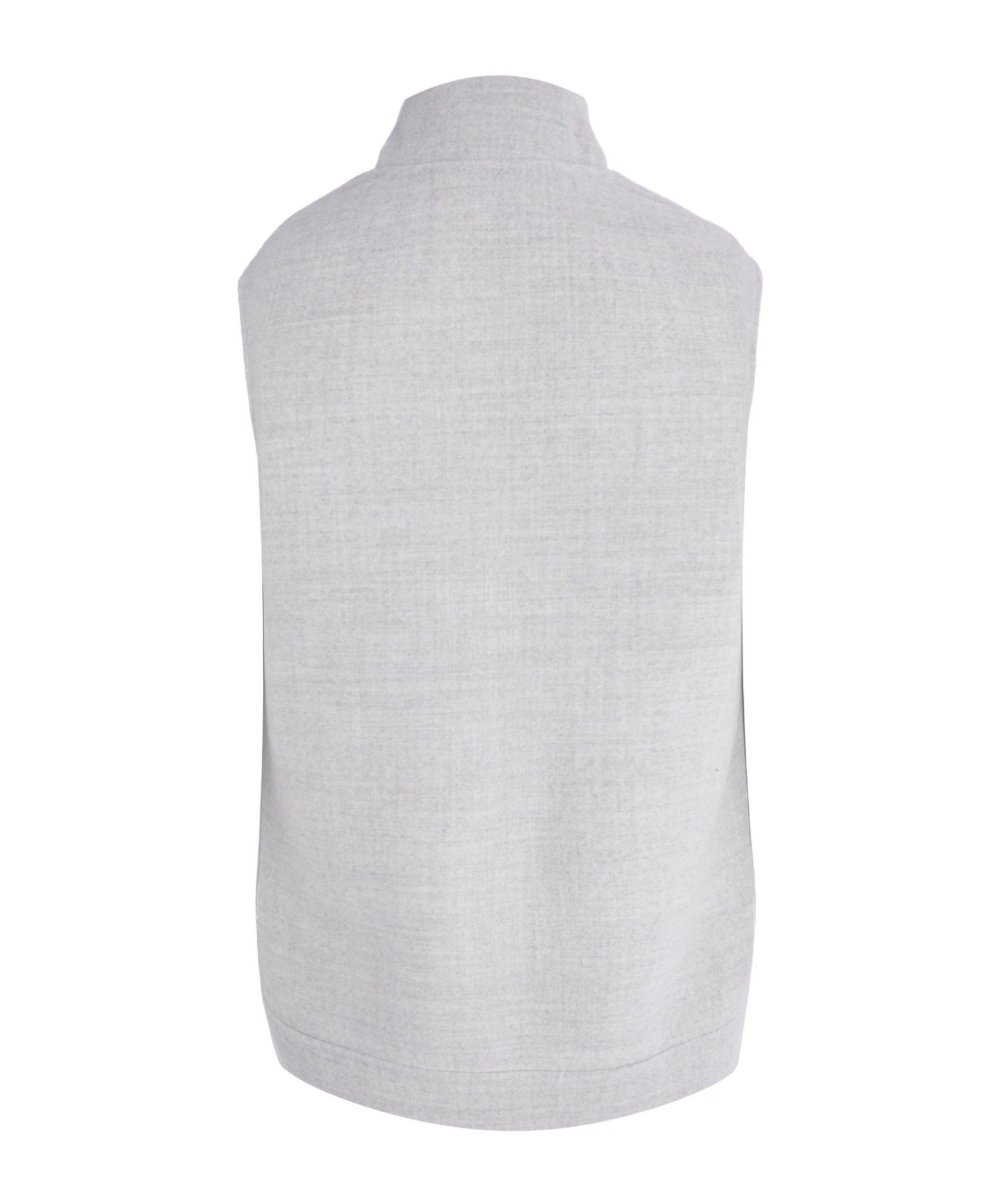 Eleventy Zip-up Sleeveless Gilet In Gray
