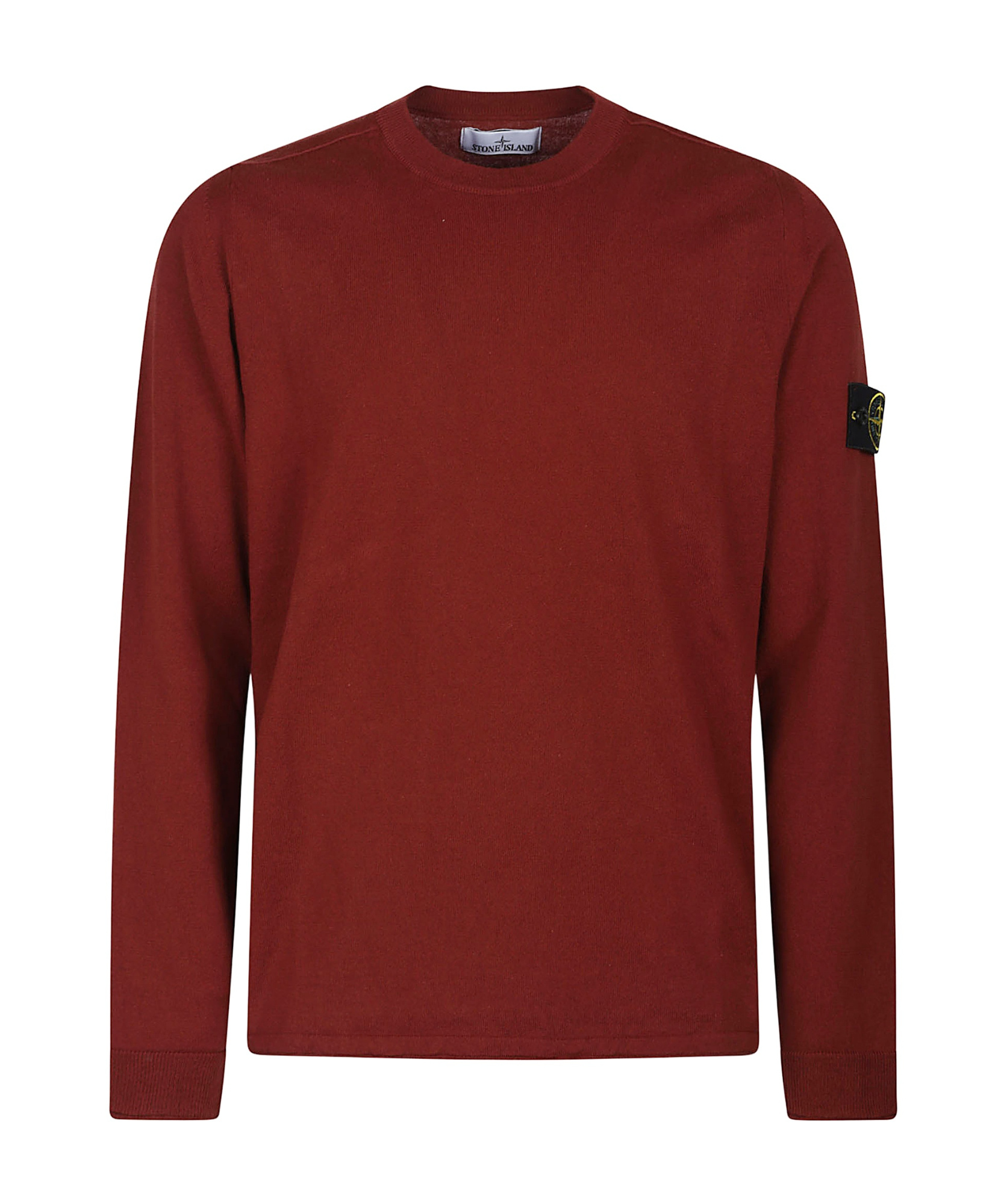 Stone Island Sweater In Red