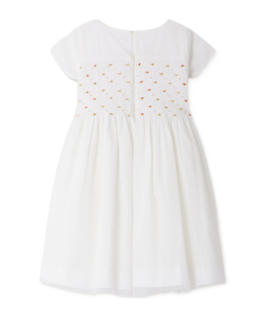 Bonpoint Duchesse Cotton Dress In White