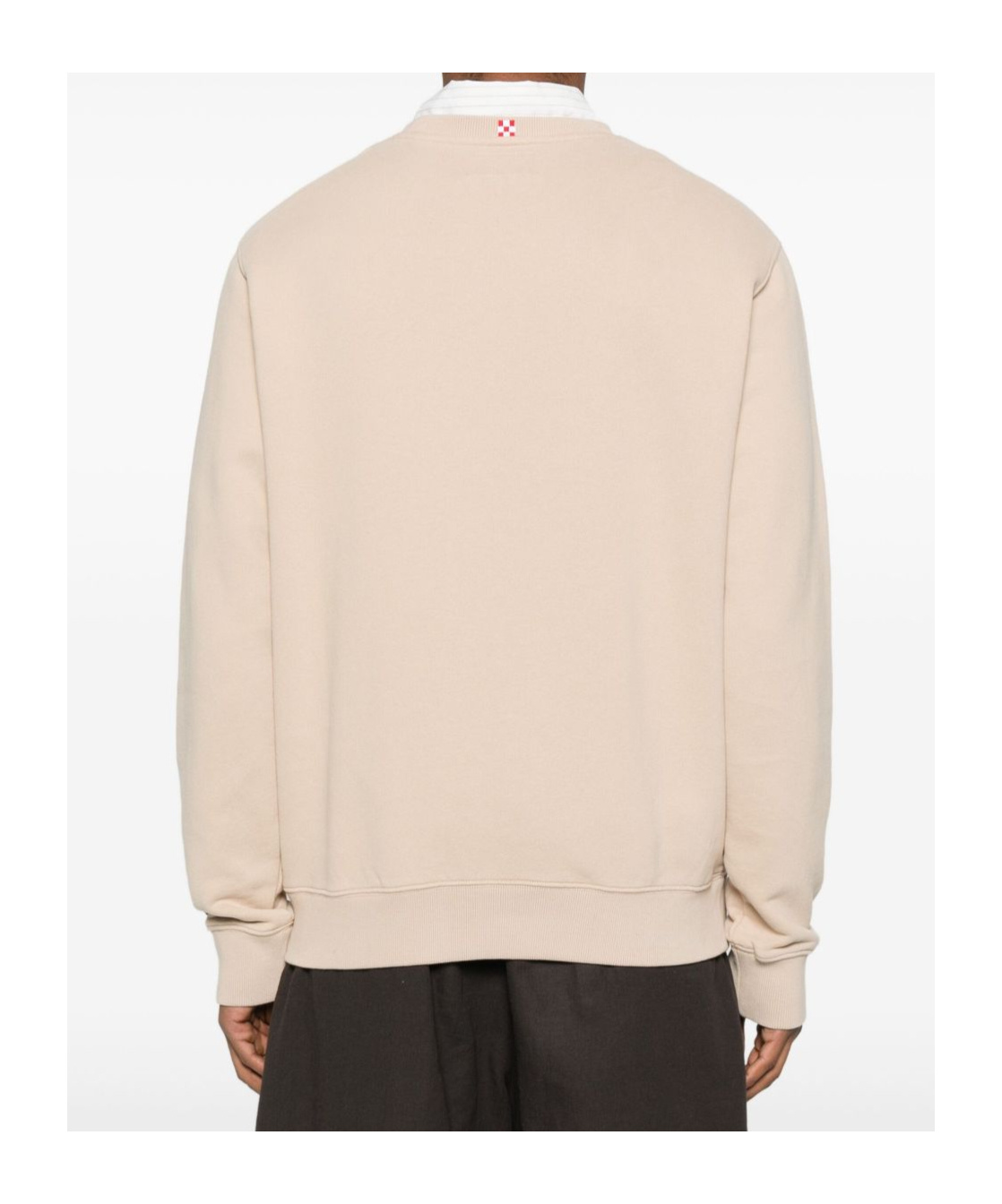 Mc2 Saint Barth Natural Crewneck Printed Sweatshirt In Neutral