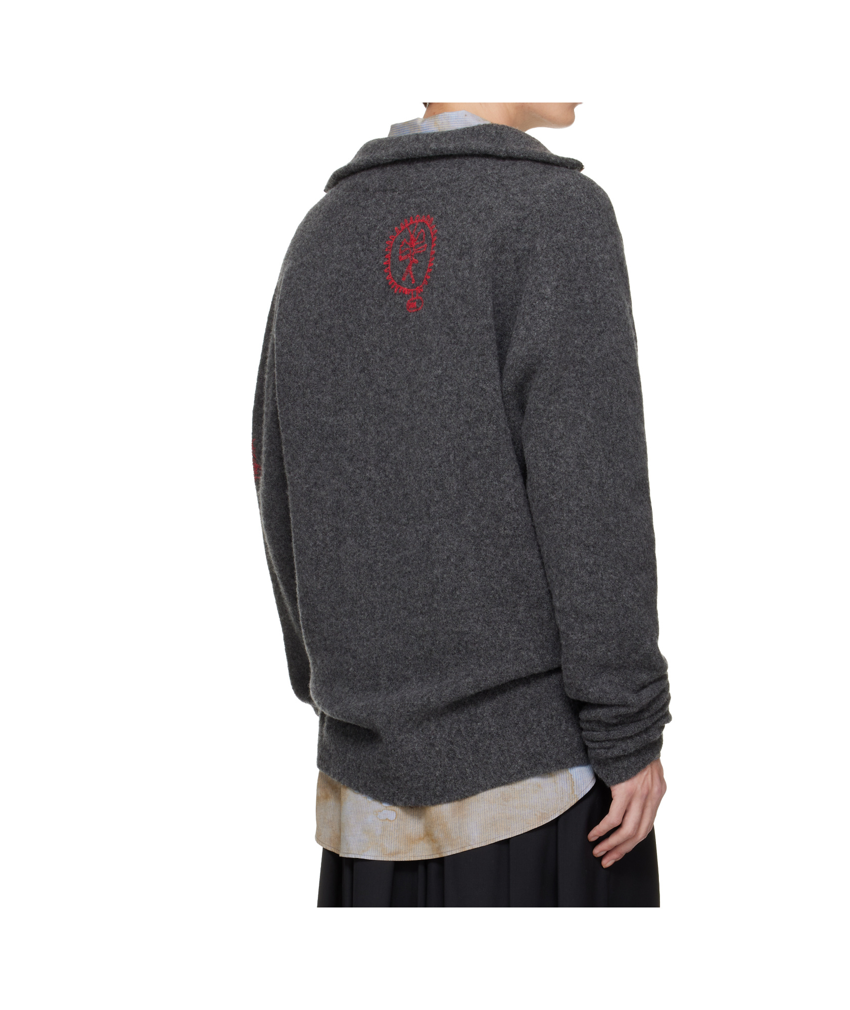 Vivienne Westwood Logo Track Jacket In Gray