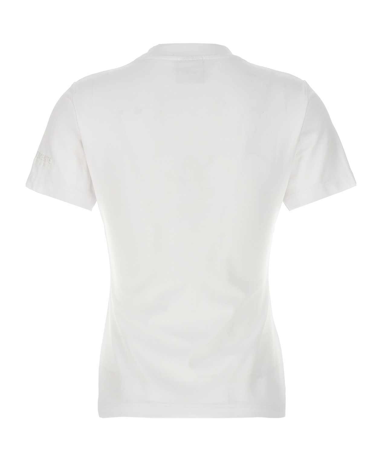 Vetements Love Crew Neck Embroidered Graphic Print T-shirt In White