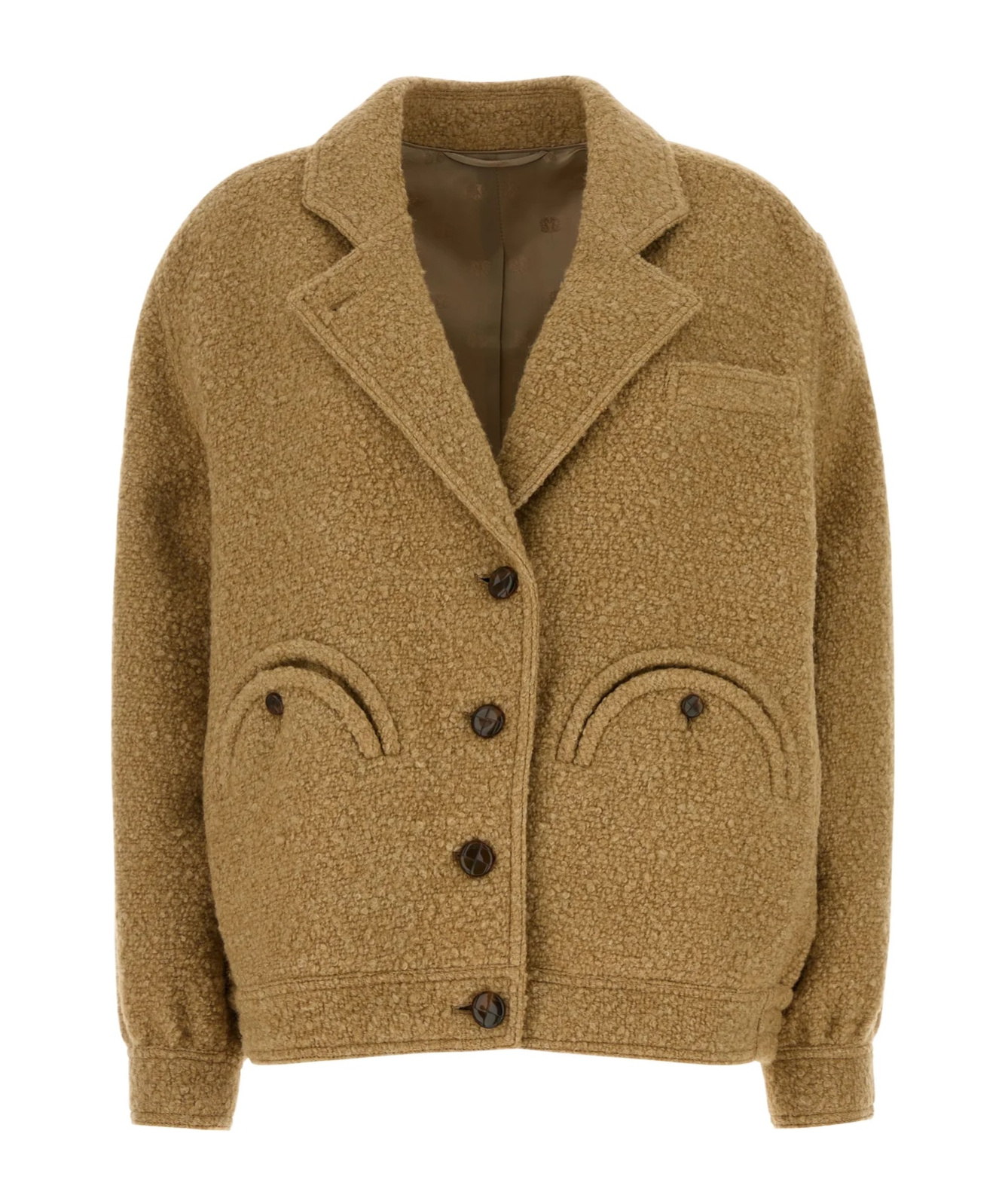 Blazé Milano Le Mirage Bomber Jacket In Brown