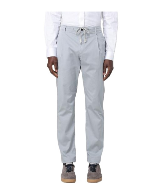 Eleventy Drawstring Casual Pants In Gray