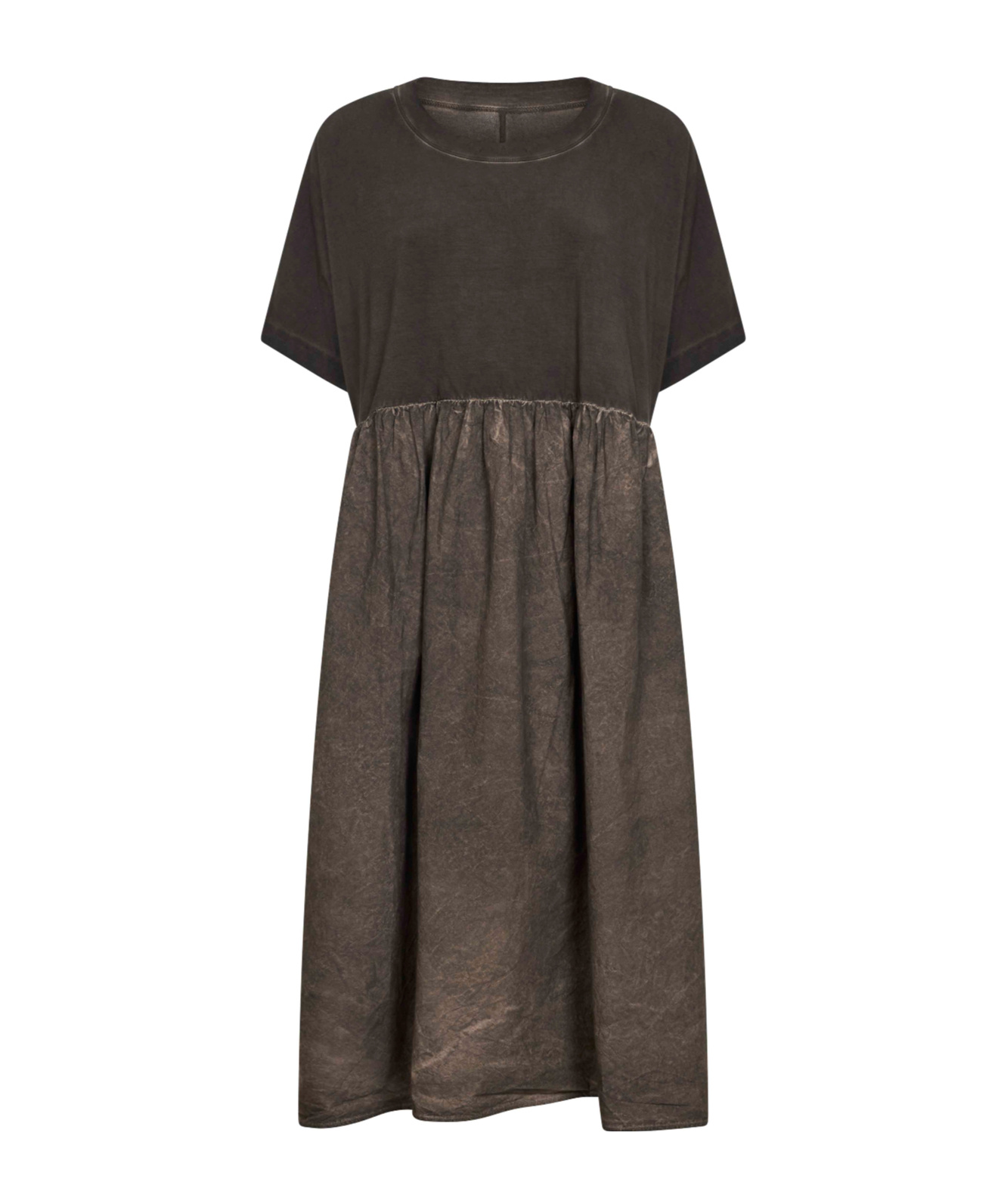 Uma Wang Round-neck Dress In Brown